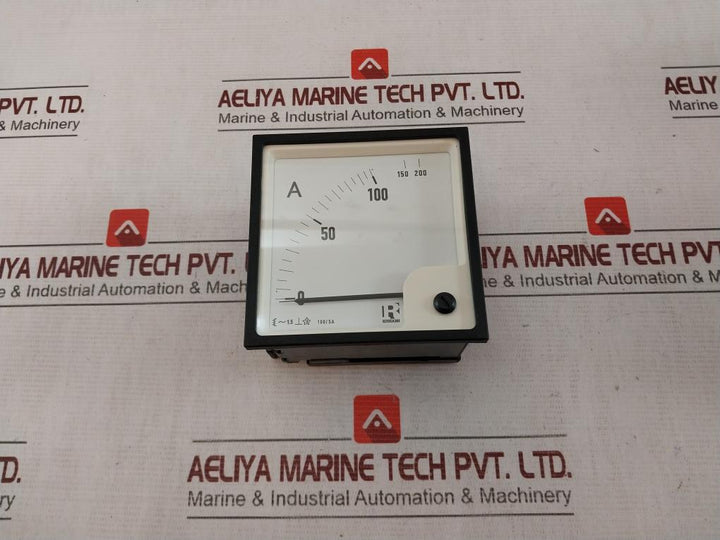 Rishabh Eq 96 Ac Ammeter P1030295Ris 850V 0-150/200A 100/5A 600V 2000M