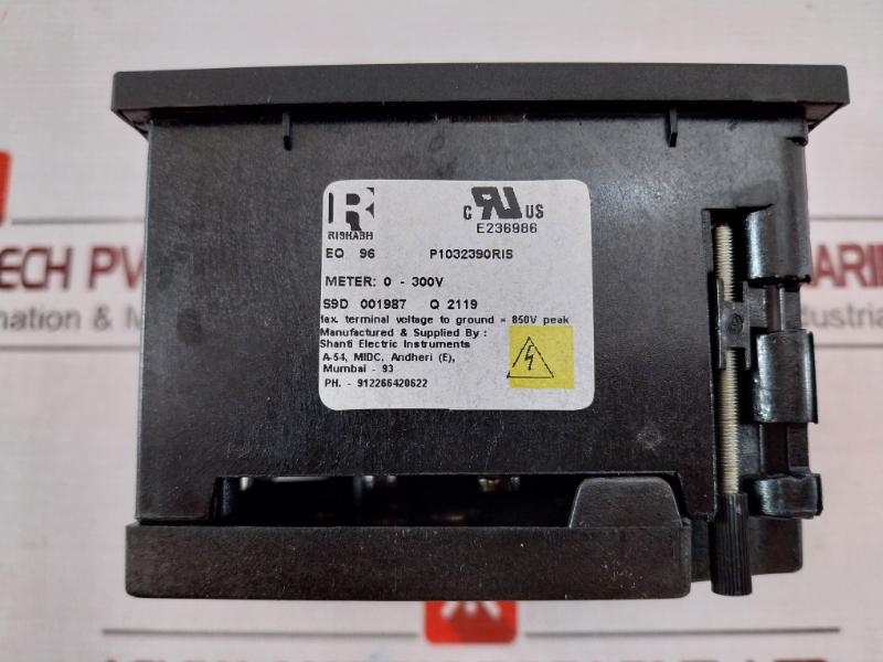 Rishabh Eq 96 Ac Ammeter P1032390Ris 0-300V E236986 S9D 001987 Q 2119