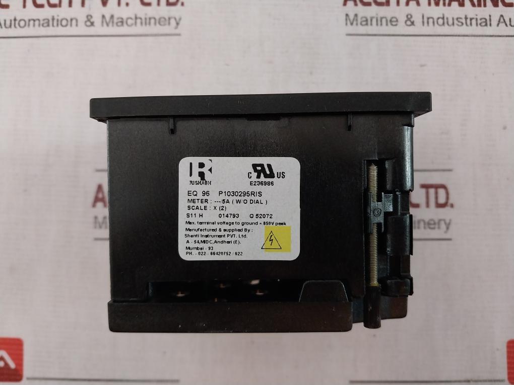 Rishabh Eq 96 Ac Ammeter Sacc27077357 0-150/200A 100/5A 850V P1030295Ris