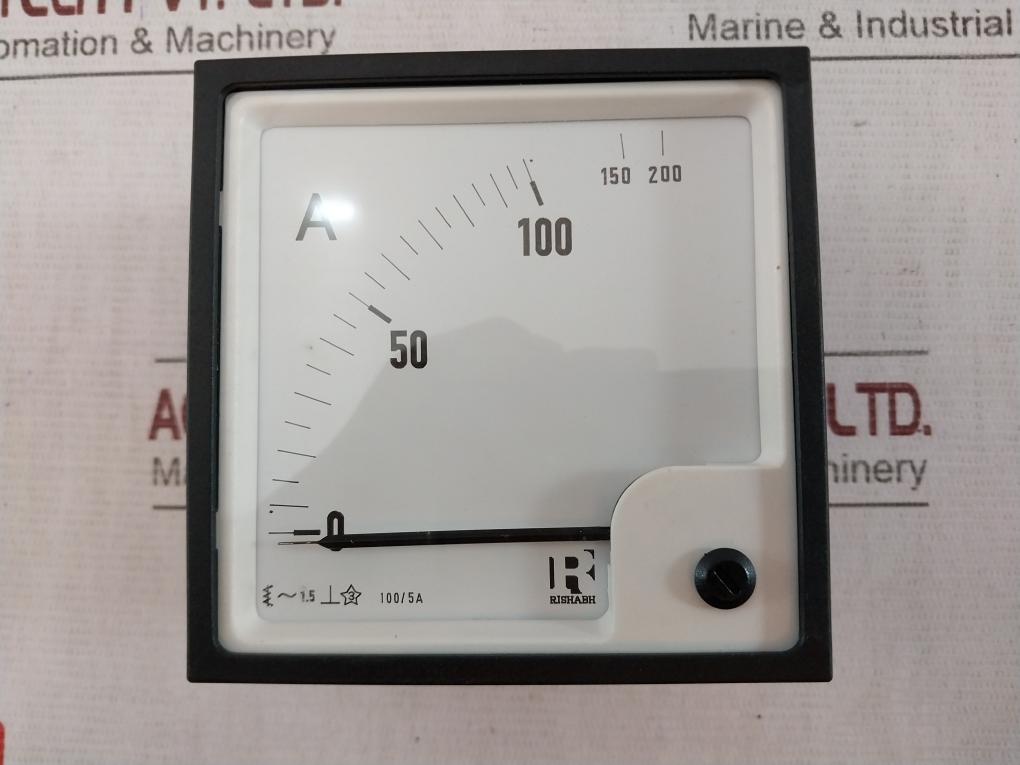 Rishabh Eq 96 Ac Ammeter Sacc27077357 0-150/200A 100/5A 850V P1030295Ris