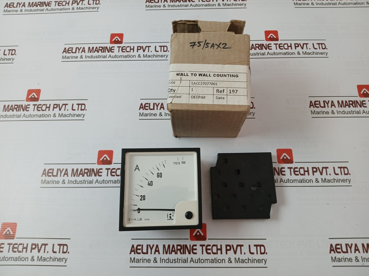 Rishabh Eq 96 Ac Ammeters And Voltmeter 5A (W/O Dial) 850V Peak 0-75/150A