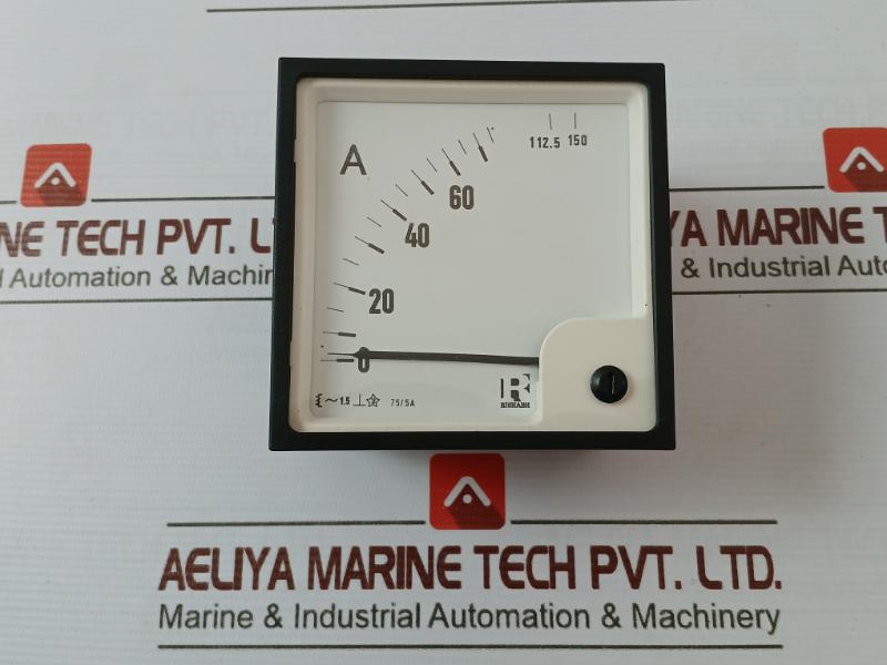 Rishabh Eq 96 Ac Ammeters And Voltmeter 5A (W/O Dial) 850V Peak 0-75/150A