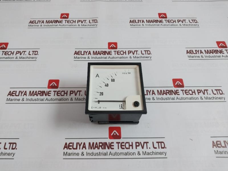 Rishabh Eq 96 Ammeter P1030295Ris 5A 850V Peak Sacc27077001 (W/O Dial)