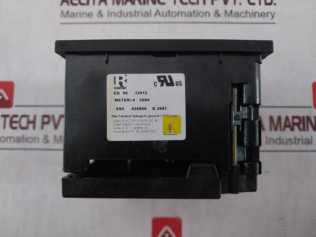 Rishabh Eq 96 Ampere Panel Meter 0-300V S8C 020800 Q 2097
