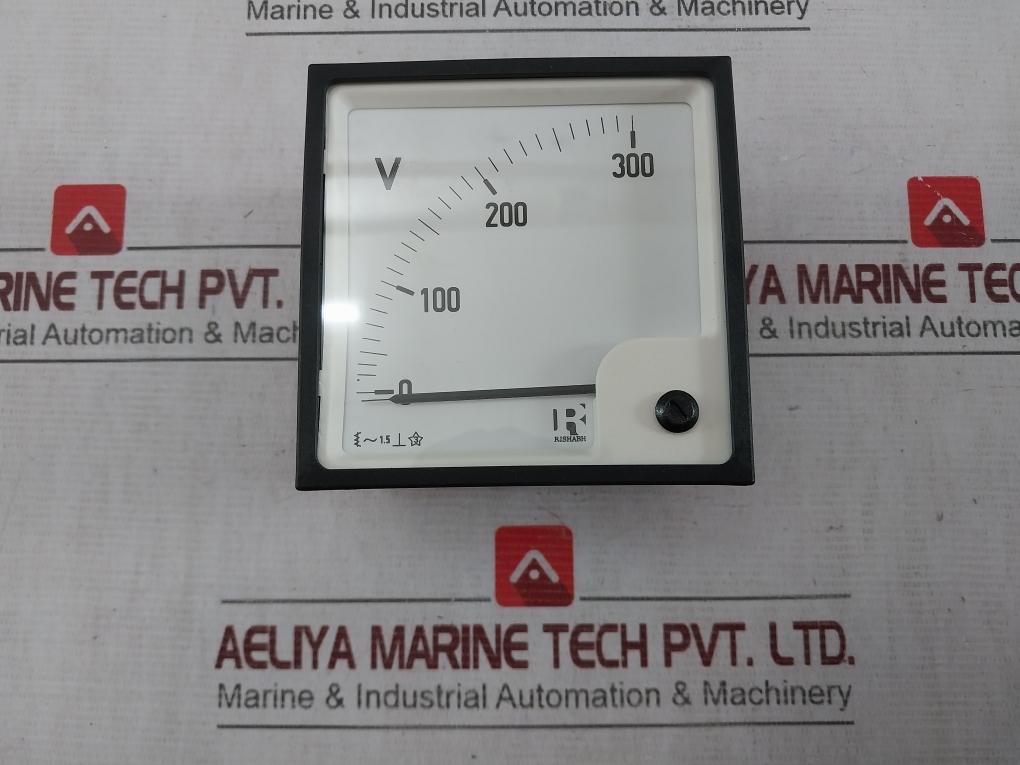 Rishabh Eq 96 Ampere Panel Meter 0-300V S8C 020800 Q 2097
