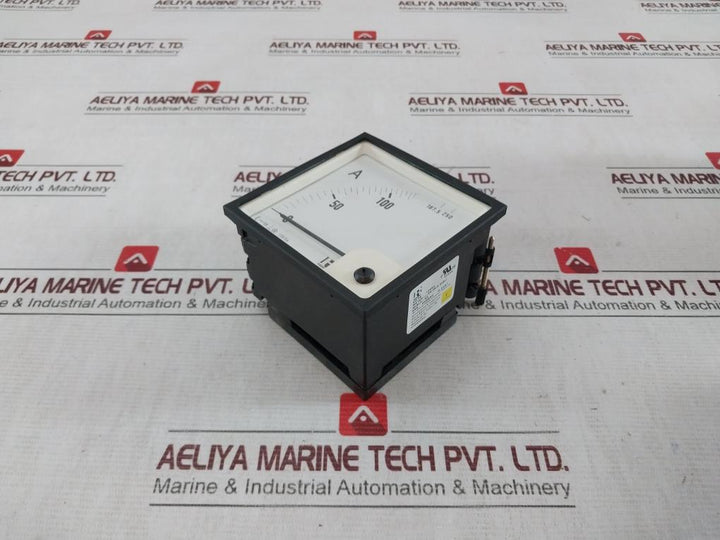 Rishabh Eq 96 Ampere Panel Meter 5A Without Dial Scale X2 0-125/250A