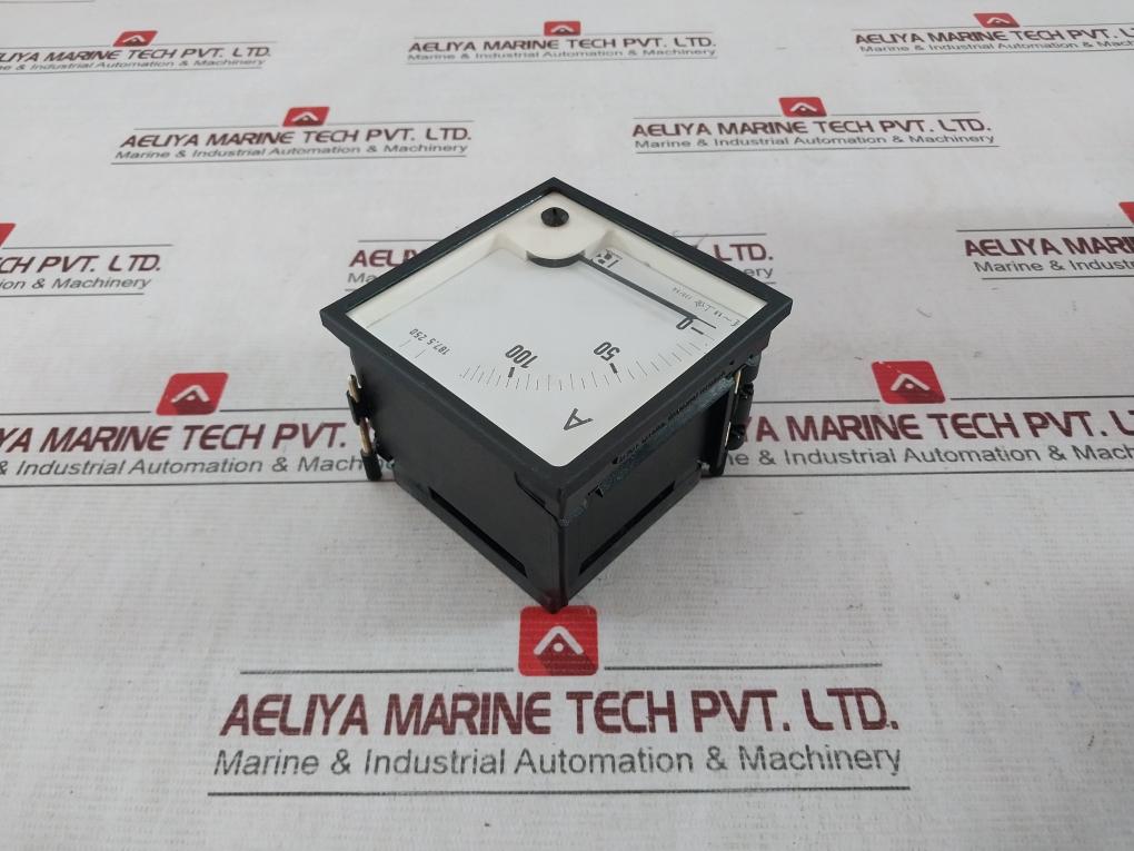 Rishabh Eq 96 Ampere Panel Meter 5A Without Dial Scale X2 0-125/250A