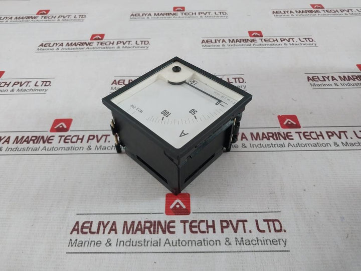 Rishabh Eq 96 Ampere Panel Meter 5A Without Dial Scale X2 0-125/250A