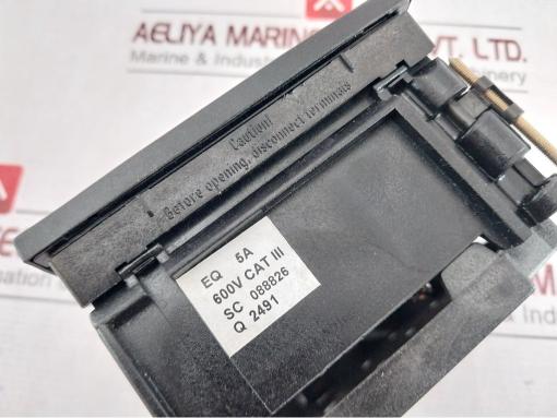 Rishabh Eq96 Ampere Panel Meter 5A Without Dial Scale X2 600V