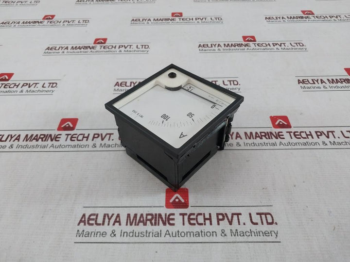 Rishabh Eq 96 Ampere Panel Meter Scale X (2) S8B 008070 Q 2077