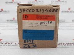 Rishabh Eq 96 Ampere Panel Meter Scale X (2) S8B 008070 Q 2077