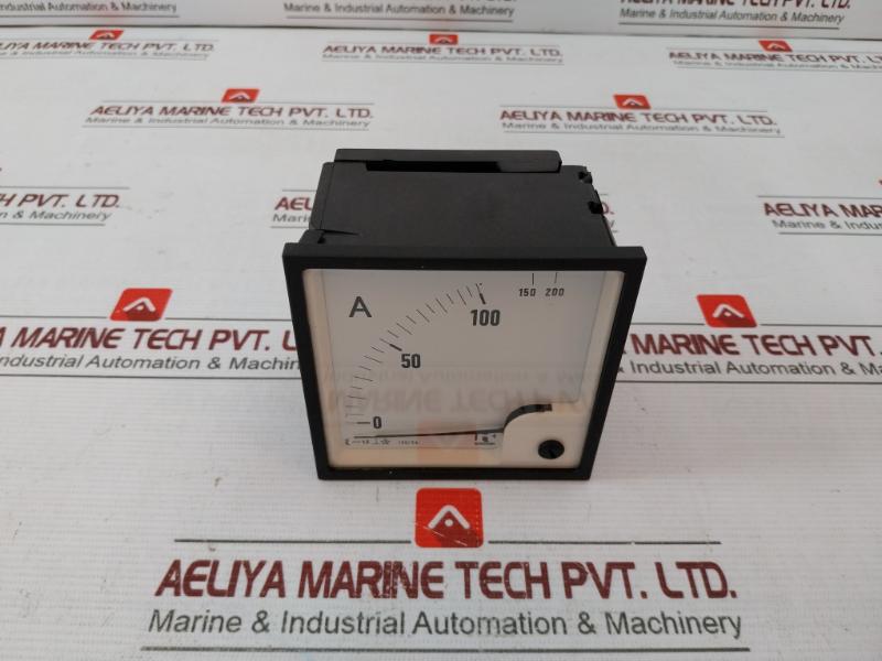 Rishabh Eq 96 Analog Ac Ammeter Sacc27077357 0-100/200A, 100/5A 850V P1030295Ris