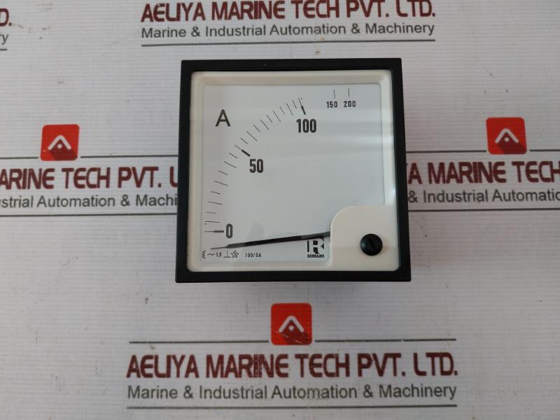 Rishabh Eq 96 Analog Ac Ammeter Sacc27077357 0-100/200A, 100/5A 850V P1030295Ris