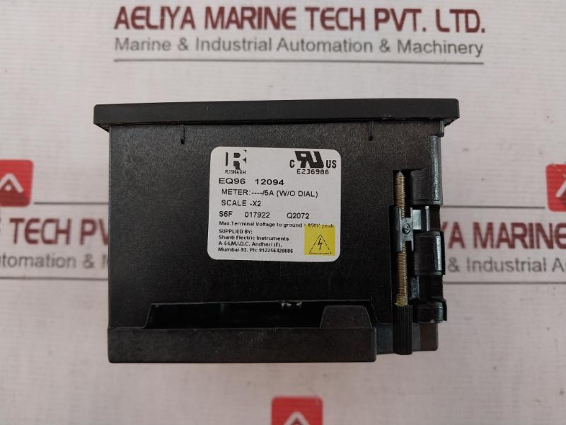 Rishabh Eq96 Analog Meter Voltage Without Dial 0-400/800A 400/5A