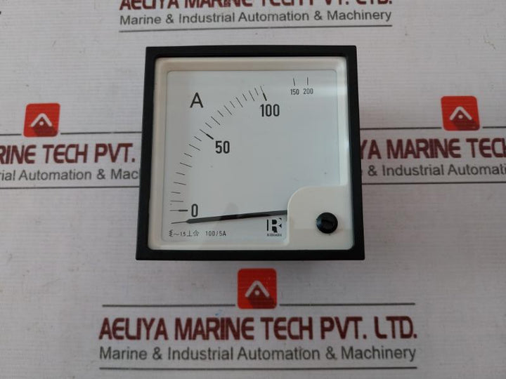 Rishabh Eq 96 Analog Panel Ammeter 0-100/200A 100/5A 850V Peak