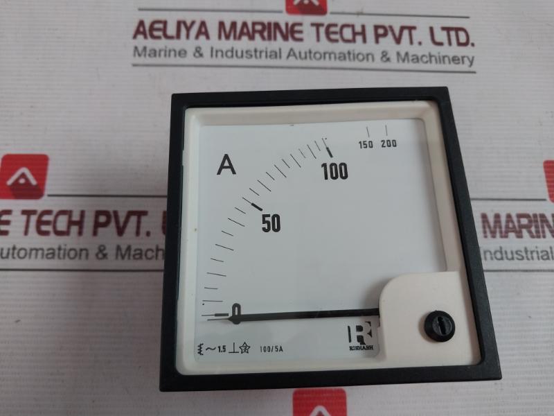 Rishabh Eq 96 Analog Panel Ampere Meter P1030295Ris 100/200A Sacc27077357