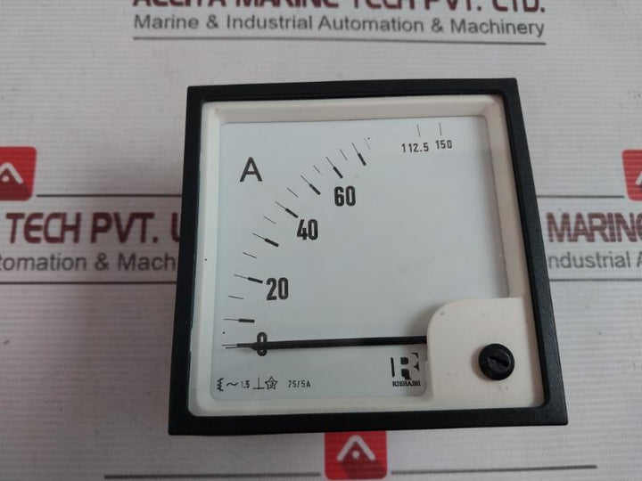 Rishabh Eq 96 Analog Panel Ampere Meter P1030295Ris 75/150A Sacc27077001