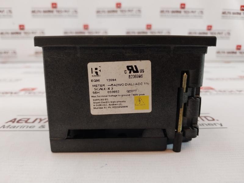 Rishabh Eq96 Analog Voltmeter 125/250A S6H 023652 Q2077