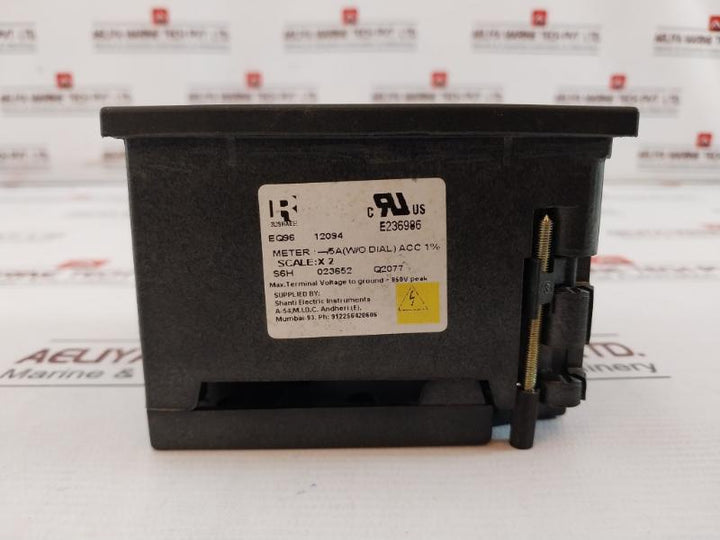 Rishabh Eq96 Analog Voltmeter 125/250A S6H 023652 Q2077