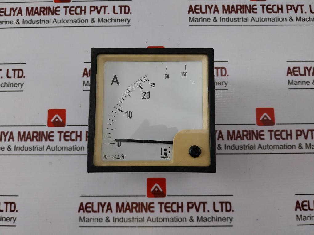 Rishabh Eq 96 Meter 0-25A 850V Peak Scale (X6)