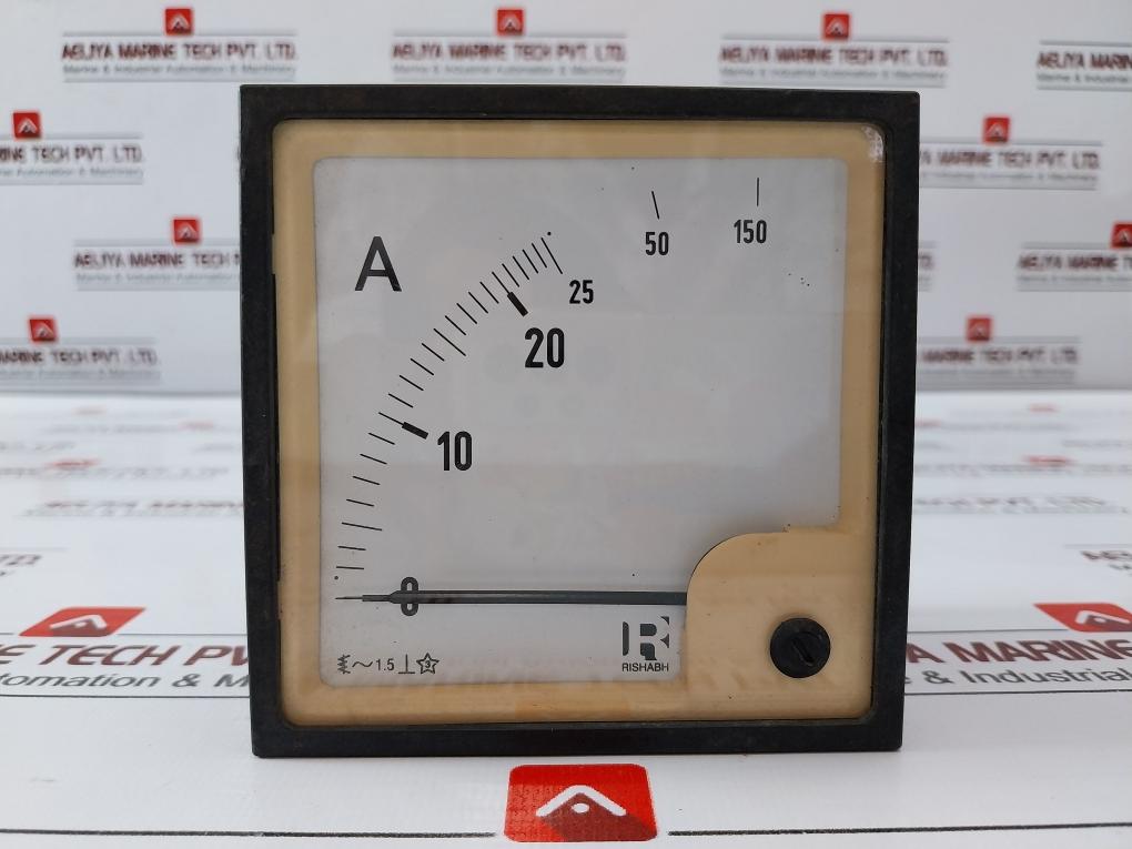 Rishabh Eq 96 Meter 0-25A 850V Peak Scale (X6)