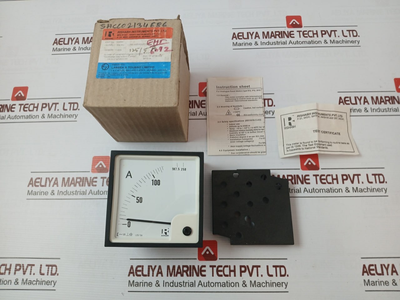 Rishabh EQ 96 Moving Iron Meter Ac Ammeters And Voltmeters S8E 000537 Q2097