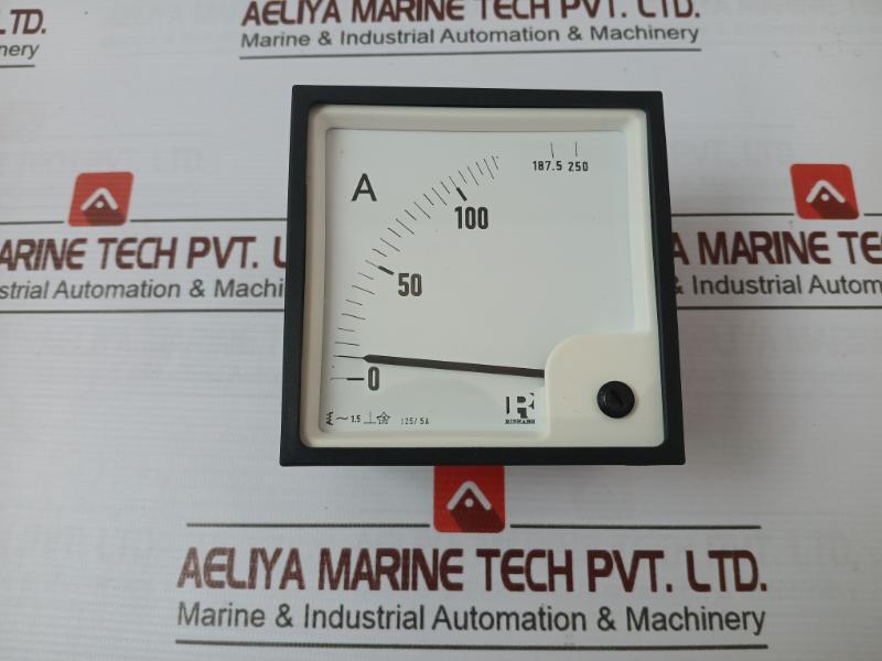 Rishabh EQ 96 Moving Iron Meter Ac Ammeters And Voltmeters S8E 000537 Q2097