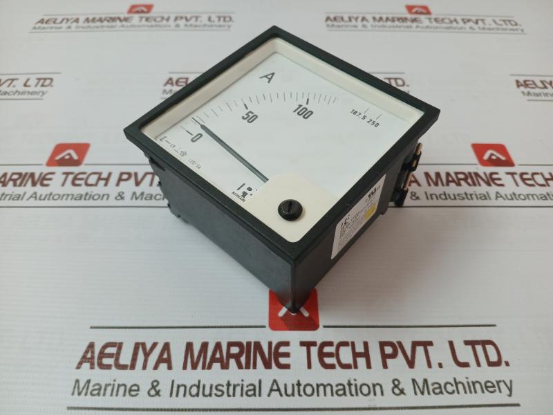 Rishabh EQ 96 Moving Iron Meter Ac Ammeters And Voltmeters S8E 000537 Q2097