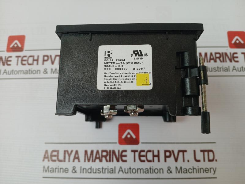 Rishabh EQ 96 Moving Iron Meter Ac Ammeters And Voltmeters S8E 000537 Q2097