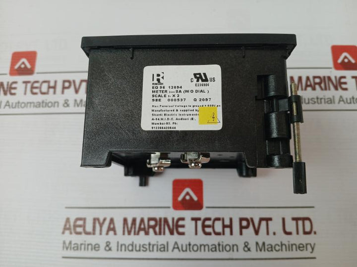 Rishabh EQ 96 Moving Iron Meter Ac Ammeters And Voltmeters S8E 000537 Q2097