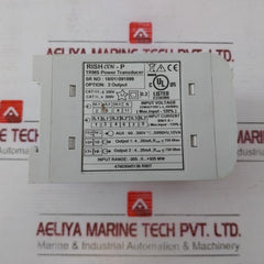Rishabh Rish Con-p Trms Power Transducer 220Kv/110V L-l, 50/60Hz