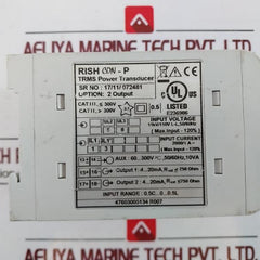 Rishabh Rish Con-p Trms Power Transducer 47603005134 R007 11Kv/110V L-l