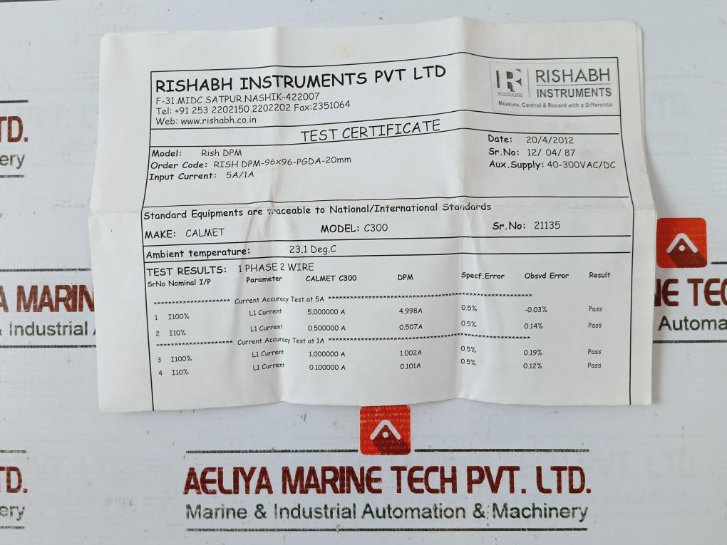 Rishabh Rish Dpm-pgda Digital Power Meter P6533510Ris C300 346002587001