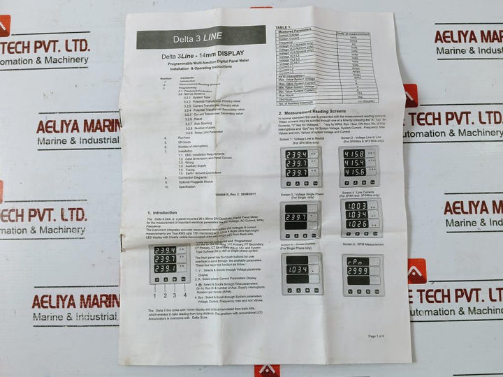 Rishabh Rish Dpm-pgda Digital Power Meter P6533510Ris C300 346002587001