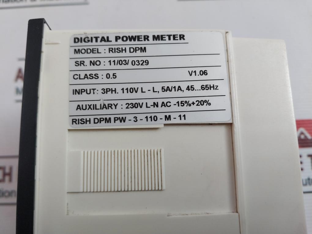 Rishabh Rish Dpm Digital Power Meter 415V/110V