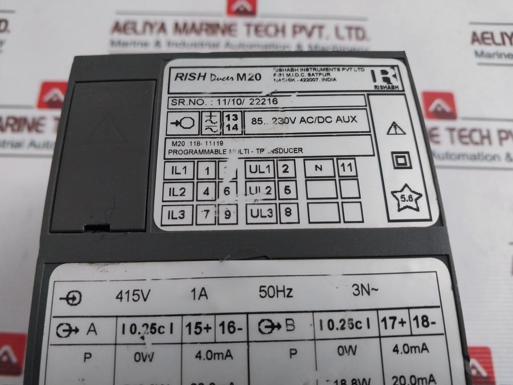 Rishabh Rish Ducer M20 Programmable Multi-transducer 415V