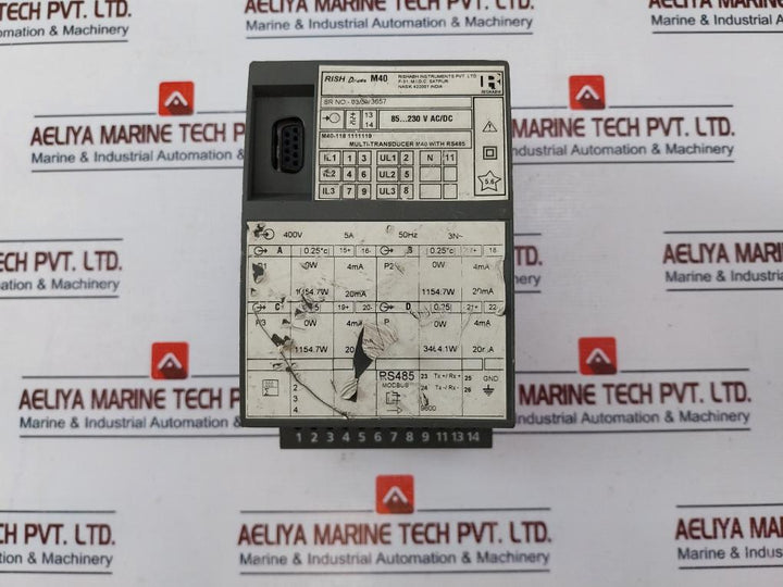 Rishabh Rish Ducer M40 Programmable Multi-transducer Rs485, 85…230Vac/Dc