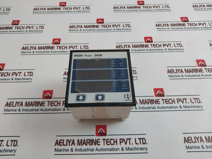 Rishabh Rish Master 3428 Multi-function Meter 45-65Hz Used