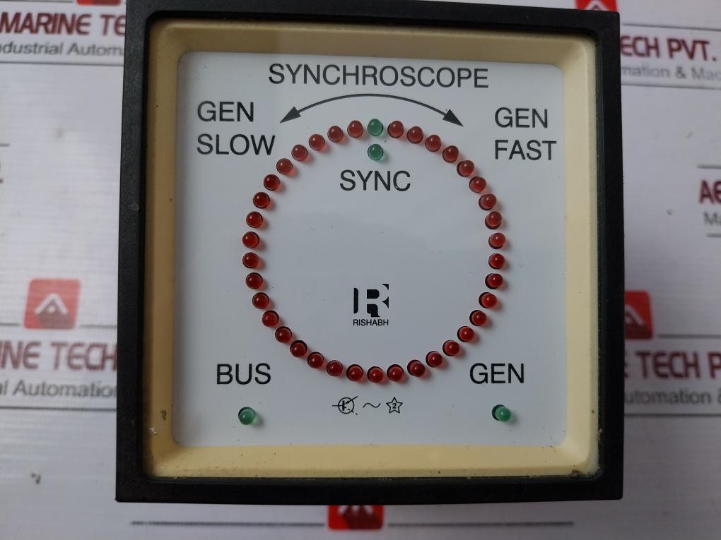 Rishabh Sq96 Electronic Synchroscope Meter 75002 110V/100V