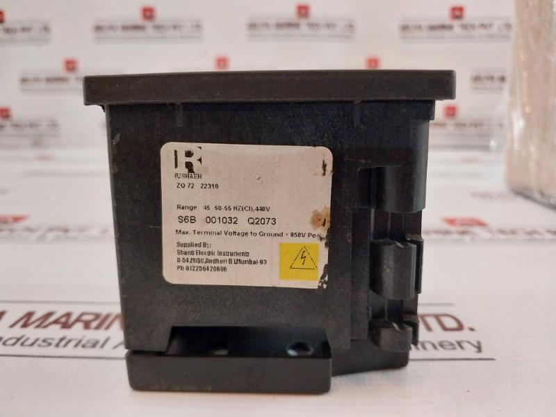 Rishabh Zq 72 Analog Panel Meter 850V, 45 50-55 Hz (Ci), 440V