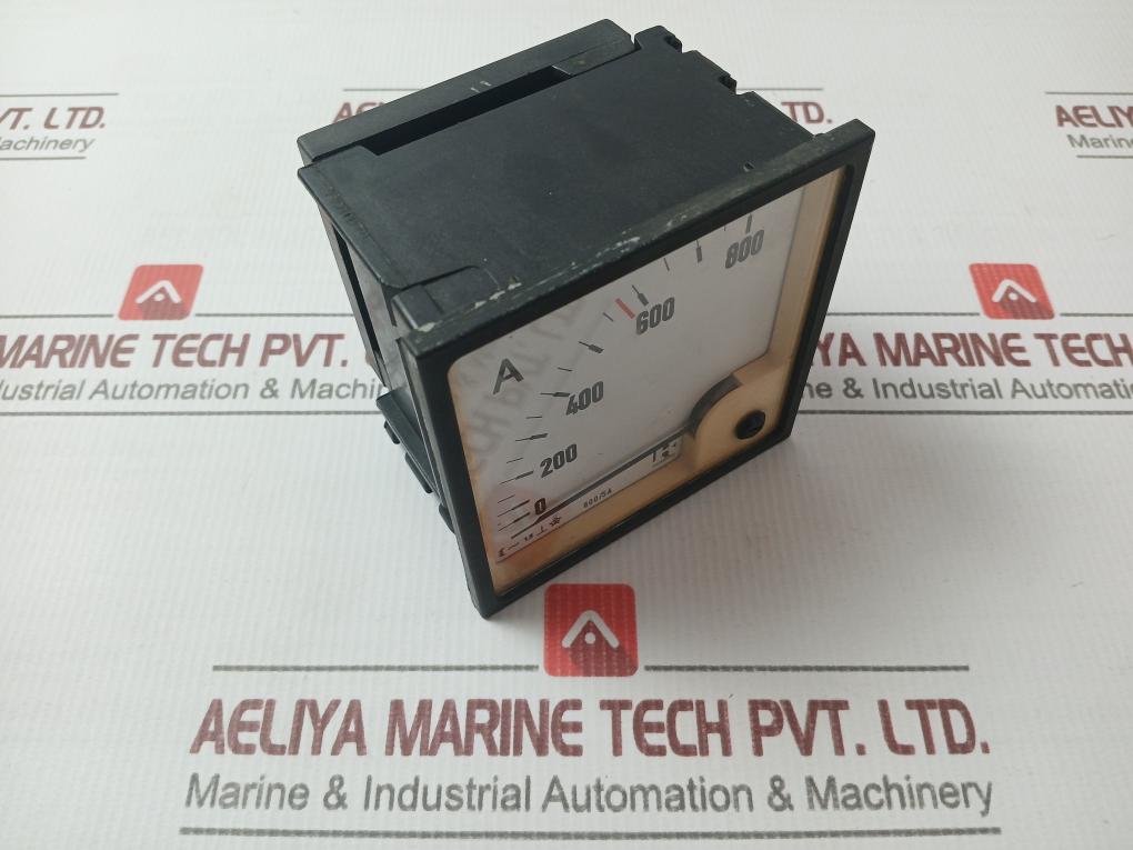 Rishabh Eq96 Analog Ammeter 850V 0-800 A ~1.5Hz