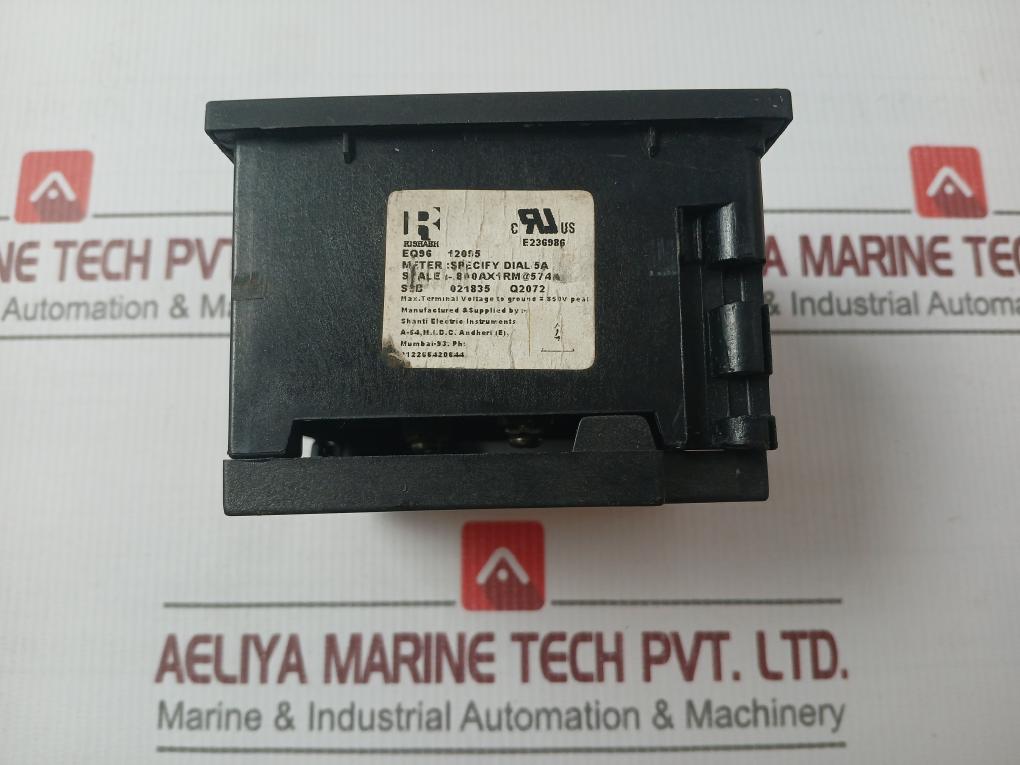 Rishabh Eq96 Analog Ammeter 850V 0-800 A ~1.5Hz