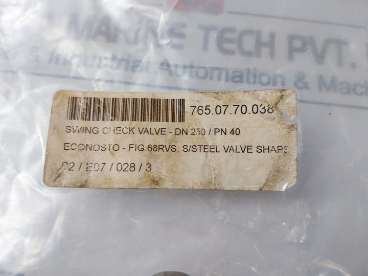 Ritag Zrk-3 Swing Check Valve Dn250