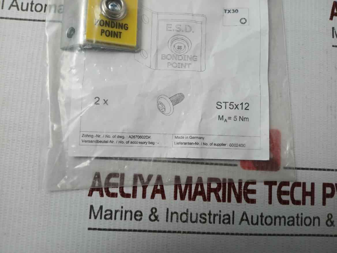 Rittal Dk 7752.950 Bonding Point Ma= 5 Nm St5 X 12