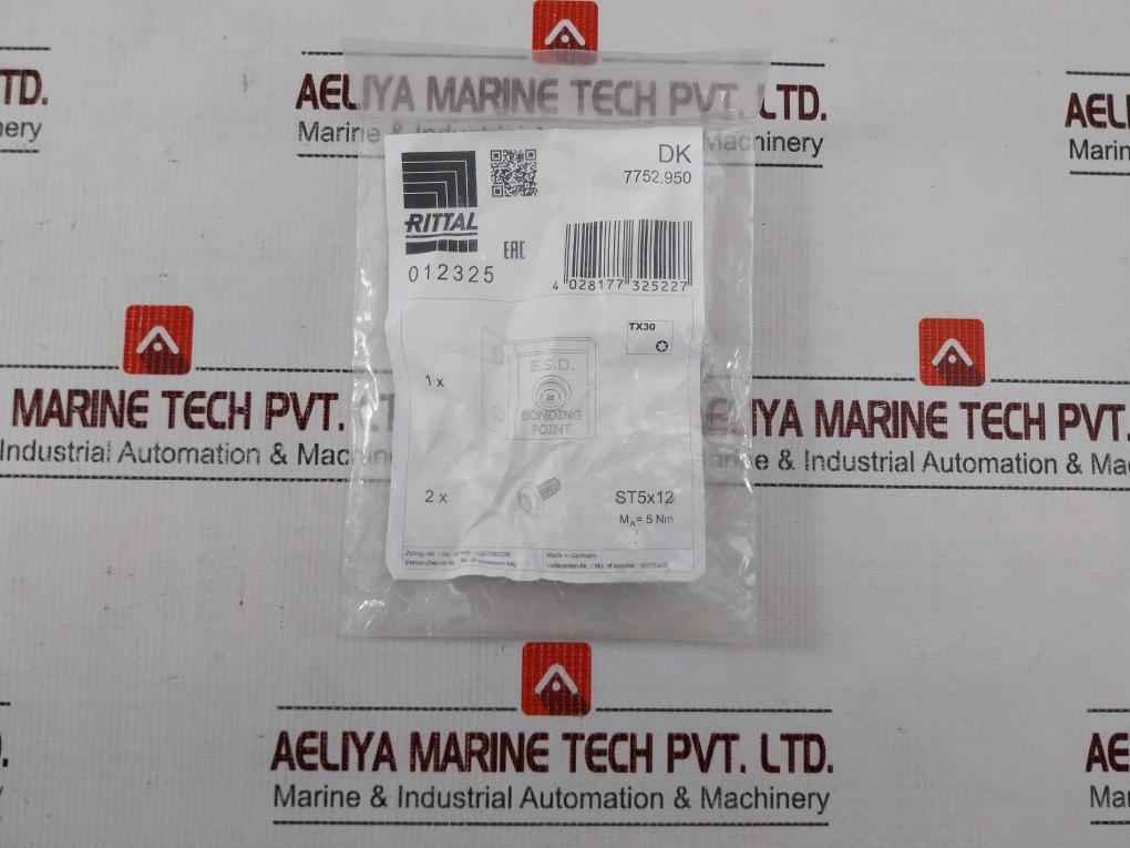 Rittal Dk 7752.950 E.S.D.Connection Bonding Point Ma=5 Nm St5X12