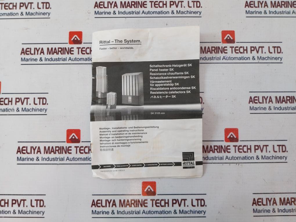 Rittal Sk 3105.370 Enclosure Heater For Control Cabinet 110-240V~130-150W