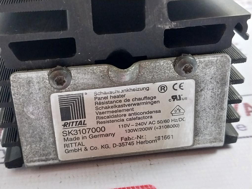 Rittal SK3107000 Panel Heater 110V-240VAC Volt