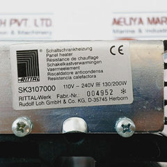 Rittal Sk3107000 Panel Heater Sk 3107 110V-240V 130/200W