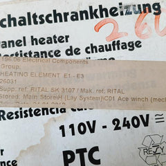 Rittal Sk3107000 Panel Heater Sk 3107 110V-240V 130/200W