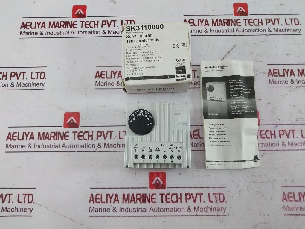 RITTAL SK 3110 Thermostat Enclosure Temperature Regulator 24-250V 10A